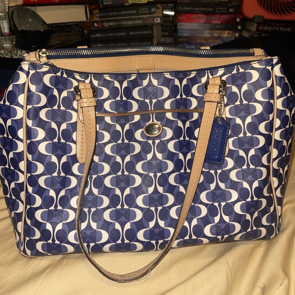 BLUE COACH BAG